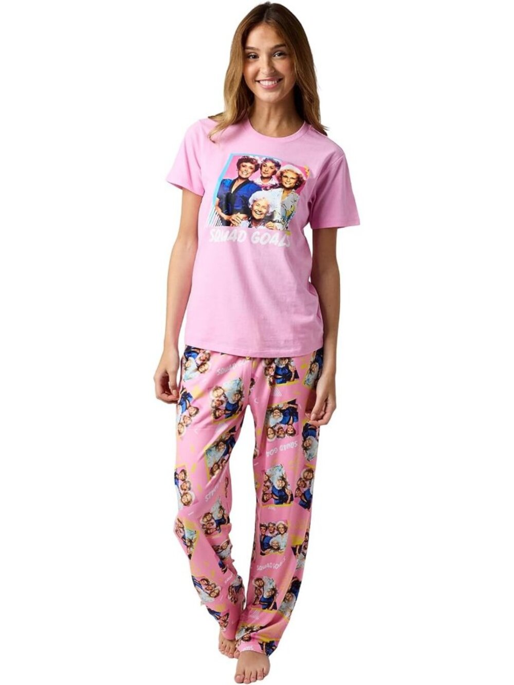 Golden Girls Squad Goals Women's Sleep Set - Cozy Pajama Set for Fans